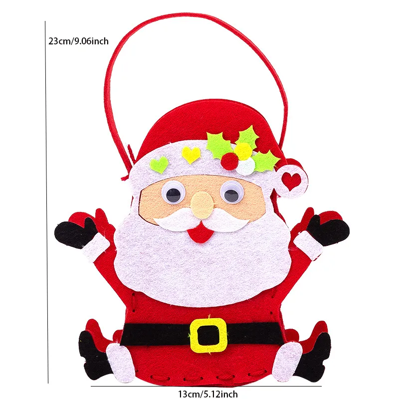 DIY Christmas Candy Cookie Snack Bag Red big image 1