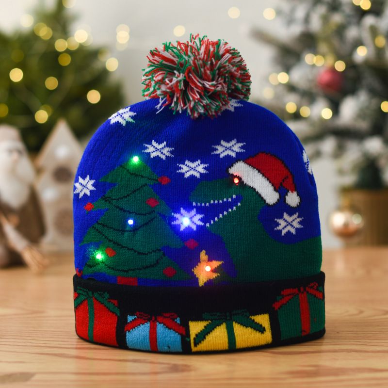 

Toddler/kids Favorite Christmas light-up knitted holiday warm hat