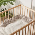 Baby Bed Bumper with Anti-Collision Design Grey