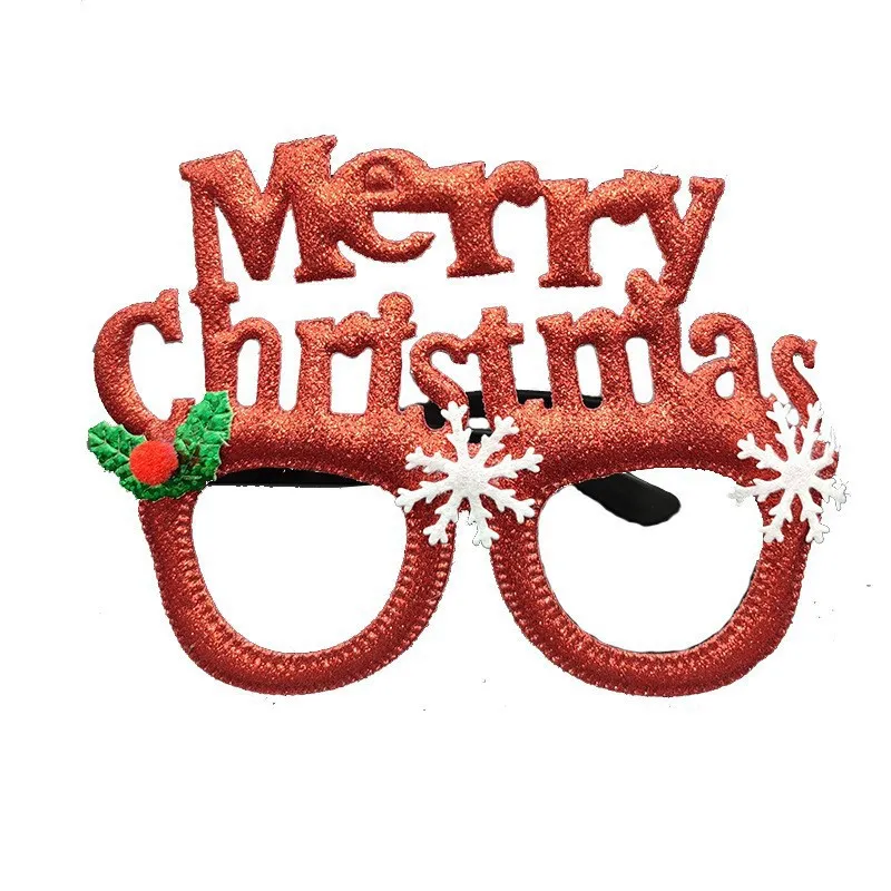 A los niños/adultos les gustan las gafas de decoración del festival navideño Rojo big image 1