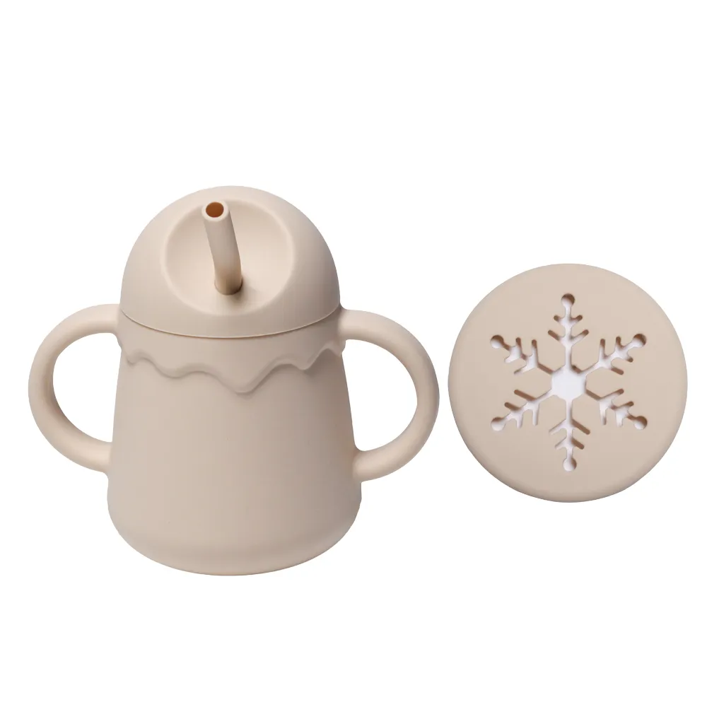 BPA-Free Silicone Sippy Cup & Snack Cup
