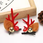 2-pack Children/adults Cute elk antler hair accessories for Christmas REDWHITE