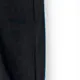 Pantalon décontracté ample pour garçon avec poche plaquée - 1pc, mélange de polyester et d’élasthanne, couleur unie Noir