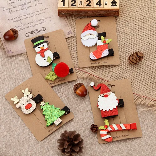 Toddler/kids/adult necessary Exquisite Christmas festival set with cute little clips