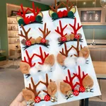 2-pack Children/adults Cute elk antler hair accessories for Christmas  image 3
