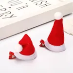 Christmas Hat Festive Hair Clips Must-Have Red/White image 2