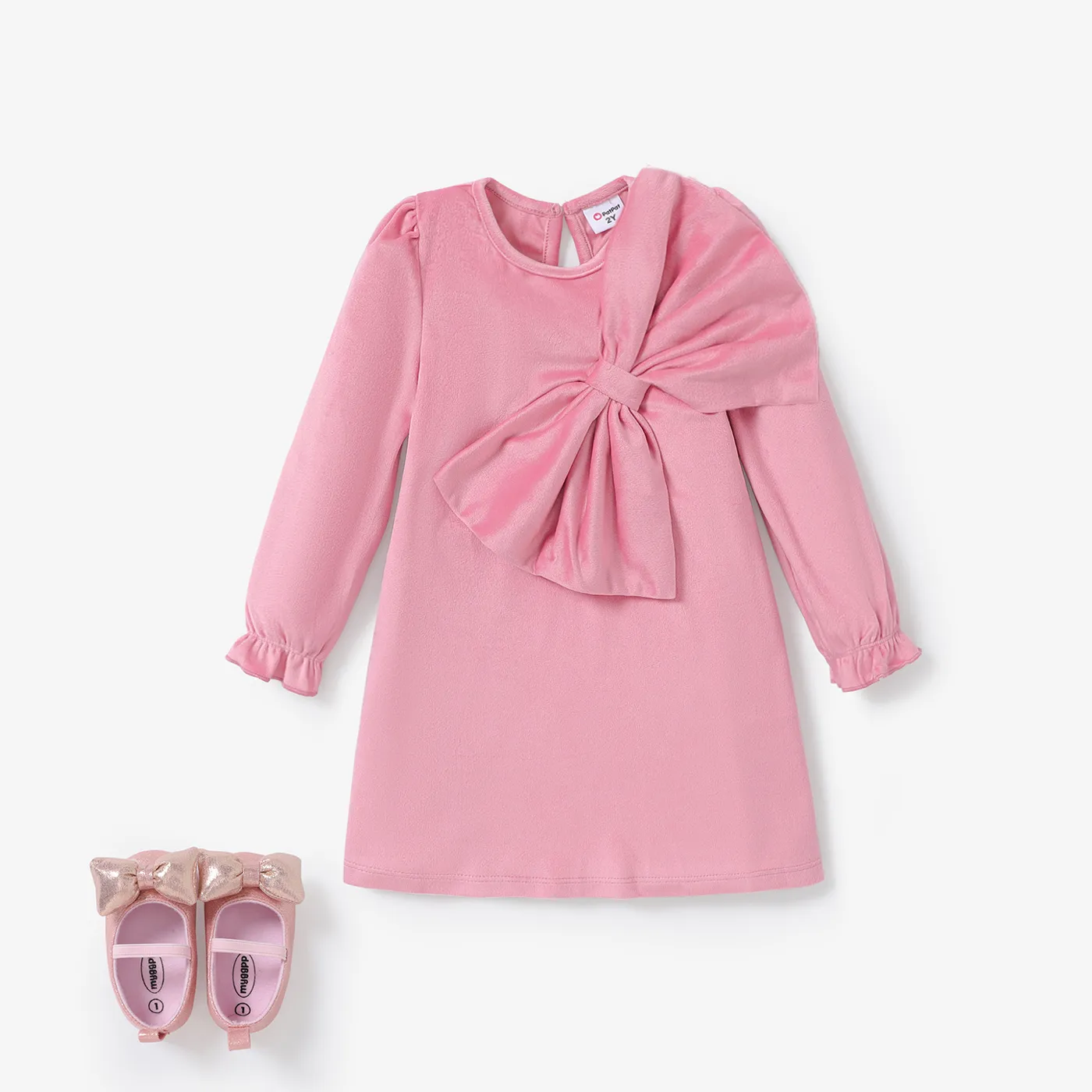 Toddler Girl Sweet Maxi Bow Dress