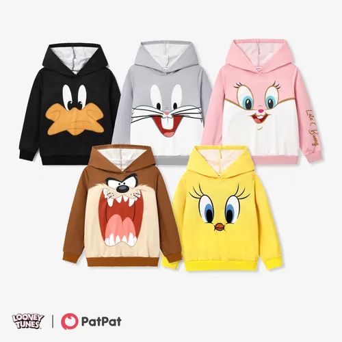 Looney Tunes Toddler/Kid Boys/Girls Character Print Long-sleeve Hooded Sweatshirt