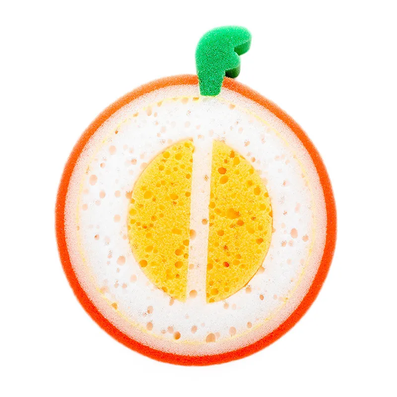 Thick Sponge Fruit Design Multi-functional Dishwashing Sponge  image 3