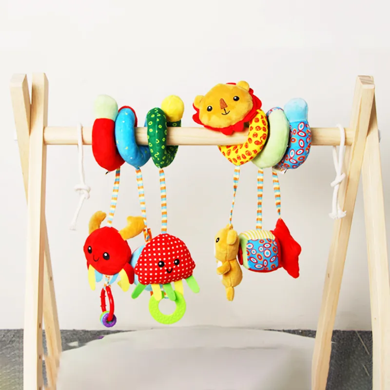 Cute Plush Baby Crib Toys Yellow image 4