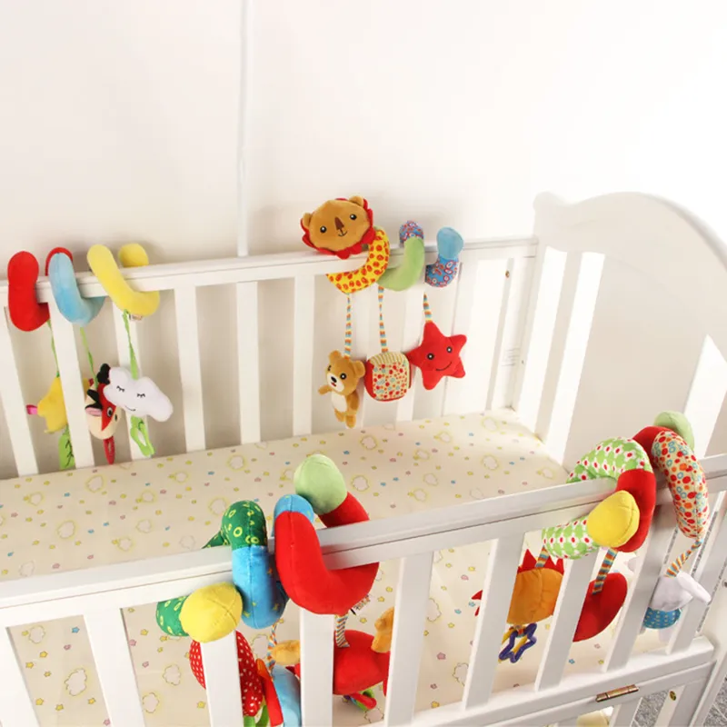 Cute Plush Baby Crib Toys Yellow image 5