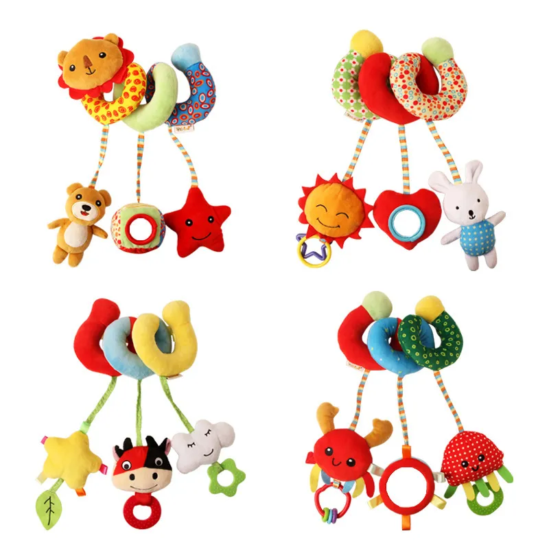 Cute Plush Baby Crib Toys Yellow image 3