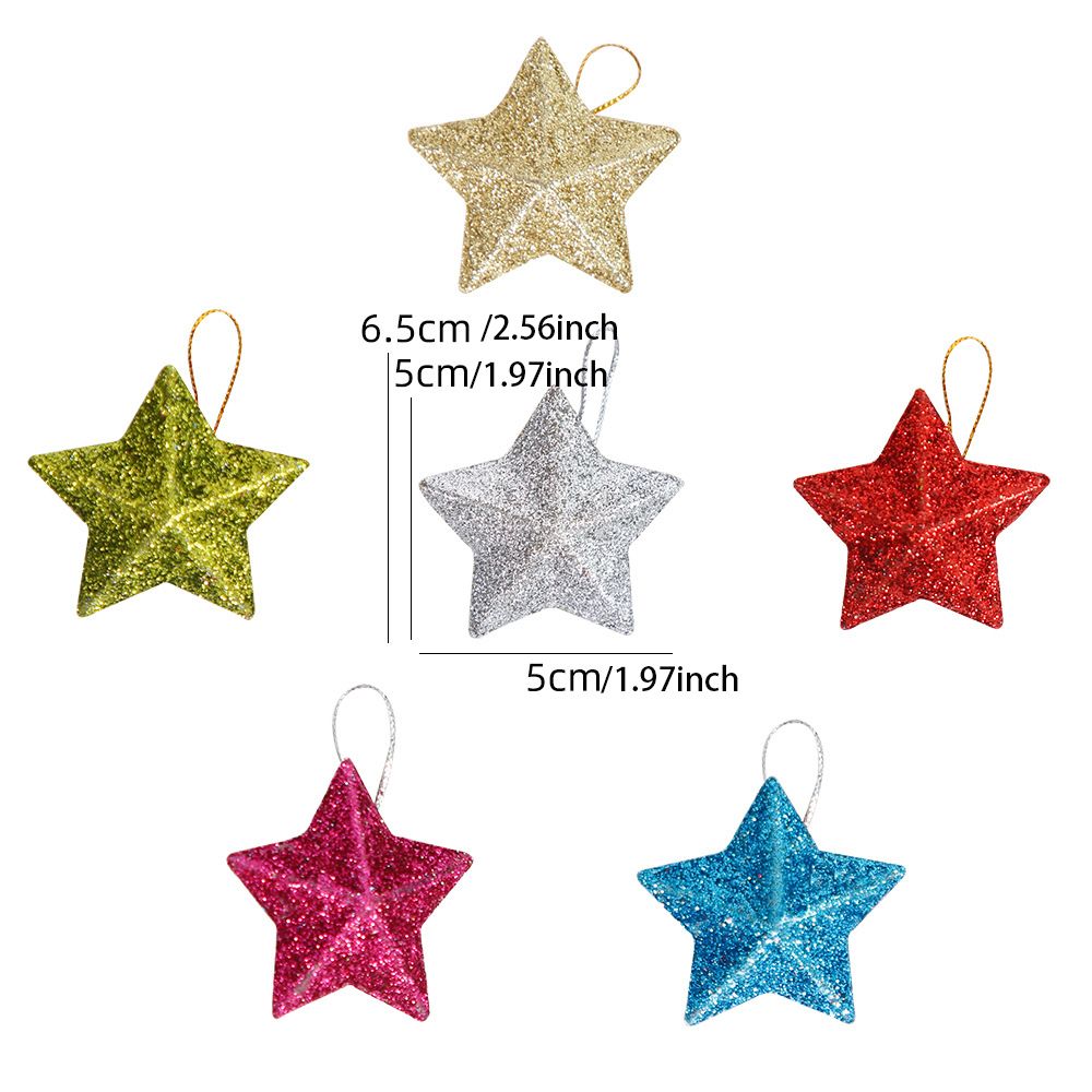 

Set of 6 Christmas Decorative Hanging Ornaments