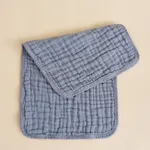 Baby Muslin Burp Cloths 100% Cotton Large 20''x10'' Extra Soft Cloth for Boys Girls Dark Grey