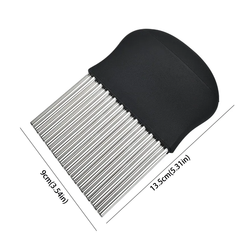 Stylish and Durable Stainless Steel Wavy Knife for Home Use  big image 1