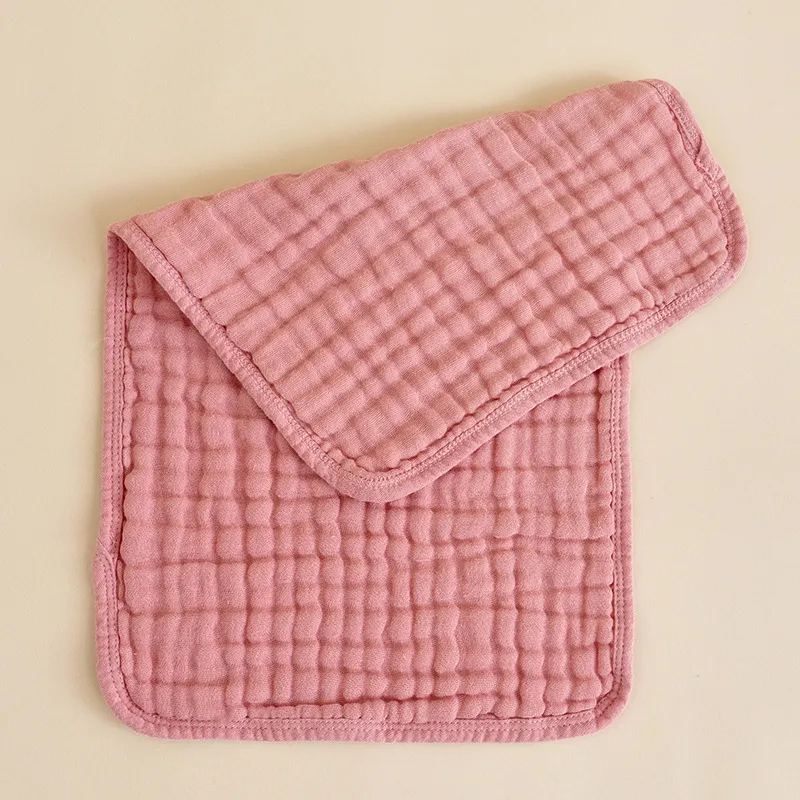 Baby Muslin Burp Cloths 100% Cotton Large 20''x10'' Extra Soft Cloth for Boys Girls Cameo brown