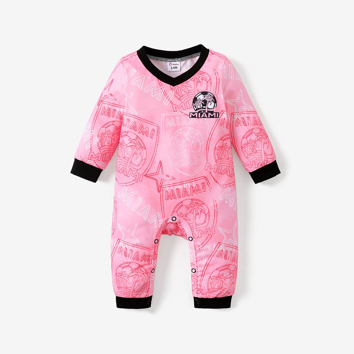 Baby Girl/Boy Pink Sporty Jumpsuit