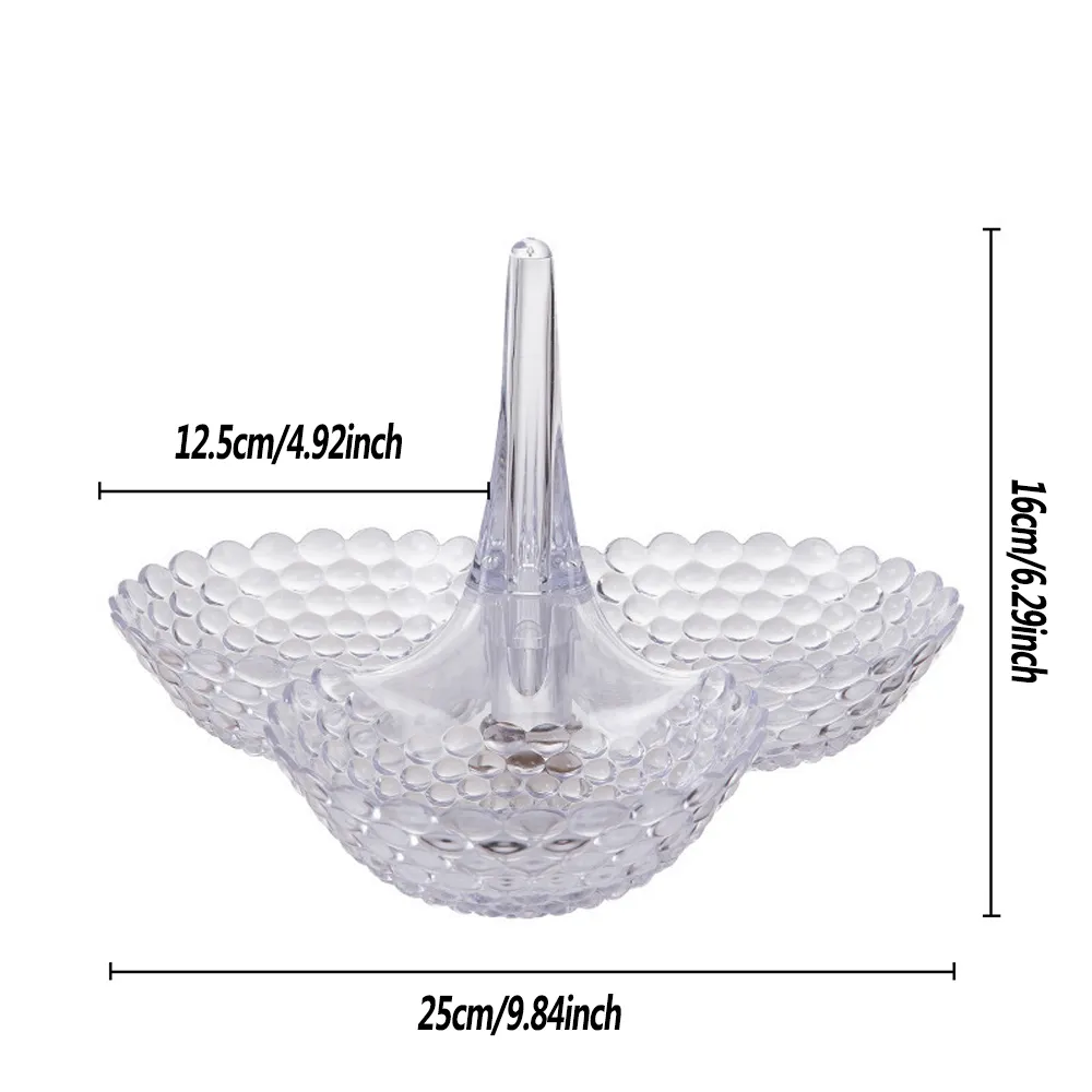 Fun stackable single-pack home rotating multifunctional fruit bowl that can also be used for holiday parties and birthday parties  image 5