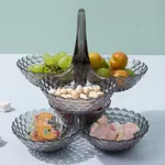 Fun stackable single-pack home rotating multifunctional fruit bowl that can also be used for holiday parties and birthday parties  image 4