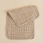 Baby Muslin Burp Cloths 100% Cotton Large 20''x10'' Extra Soft Cloth for Boys Girls Khaki