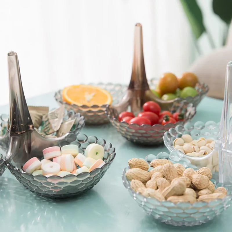 Fun stackable single-pack home rotating multifunctional fruit bowl that can also be used for holiday parties and birthday parties  image 3