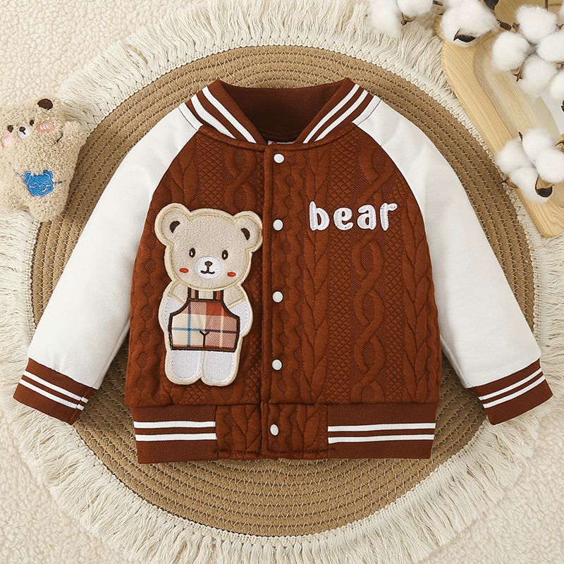 Baby Girl/Boy Childlike Bear Animal Pattern Coat