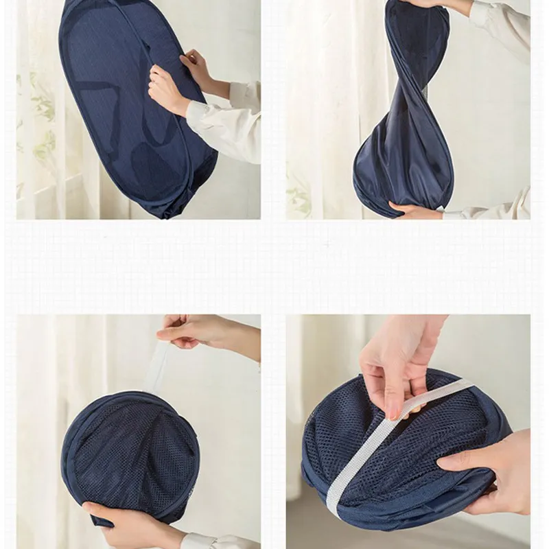 Portable Laundry Hamper with Sorter for Home, and Bathroom Storage Basket  image 2
