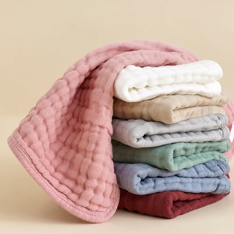 Baby Muslin Burp Cloths 100% Cotton Large 20''x10'' Extra Soft Cloth for Boys Girls White image 6