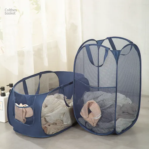 Portable Laundry Hamper with Sorter for Home, and Bathroom Storage Basket
