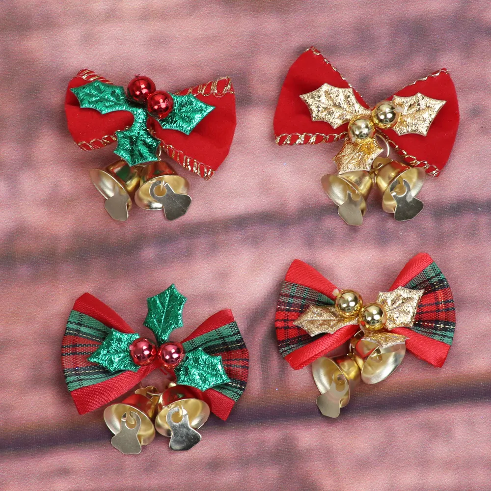 2-Pack Mini Bow Decorações da árvore de Natal Cor-B big image 1