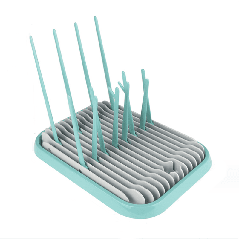 Foldable and Detachable Drying Rack for Baby Bottles and Nipples