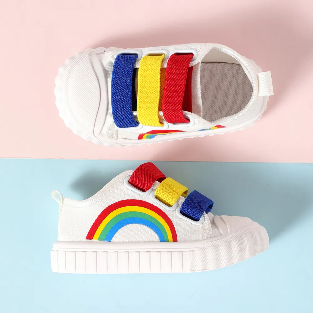 Toddler/Kid Rainbow Pattern Texture Casual Shoes  big image 9