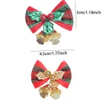 2er-Pack Mini-Schleife Weihnachtsbaumschmuck Farbe-A