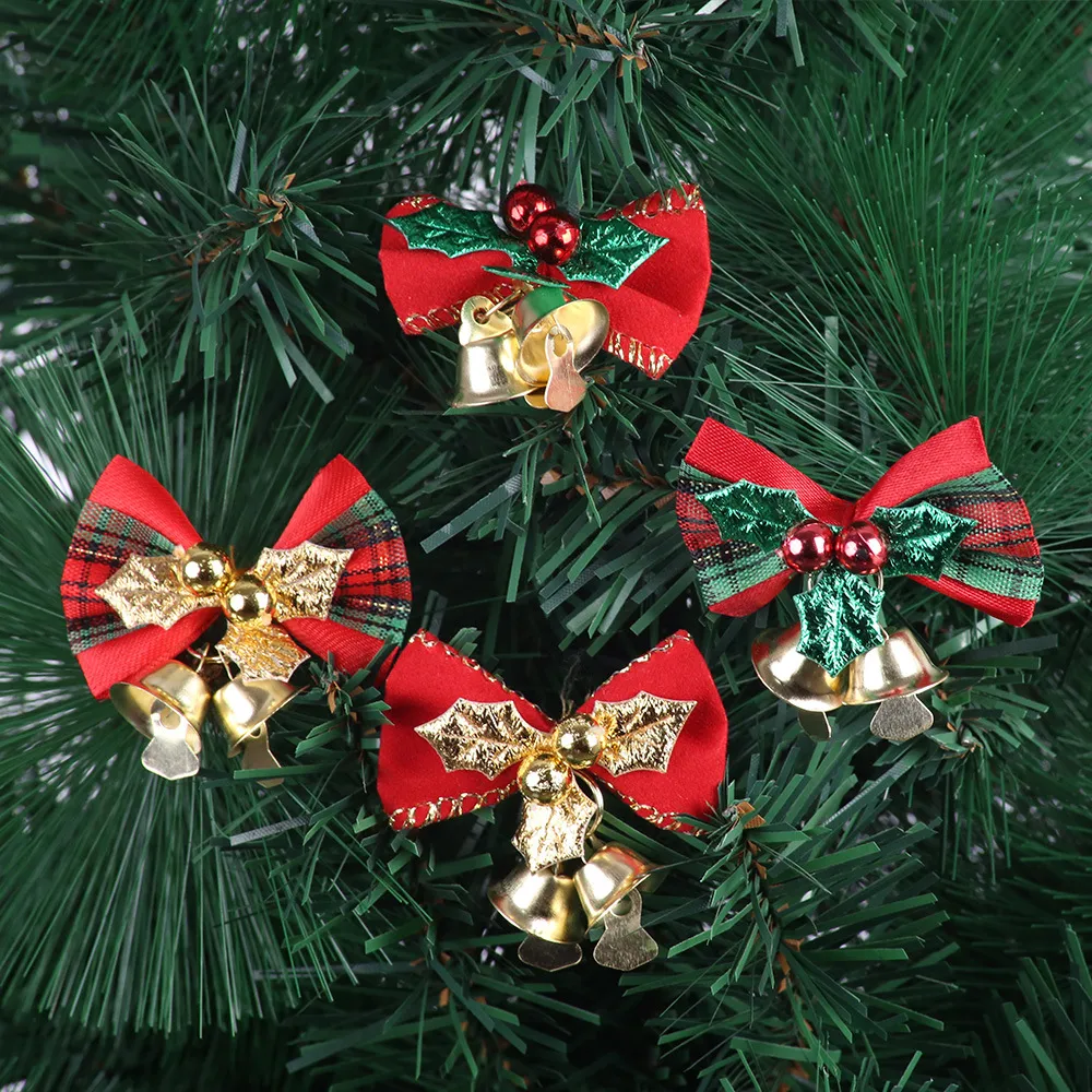 2-Pack Mini Bow Decorações da árvore de Natal Cor-A image 2