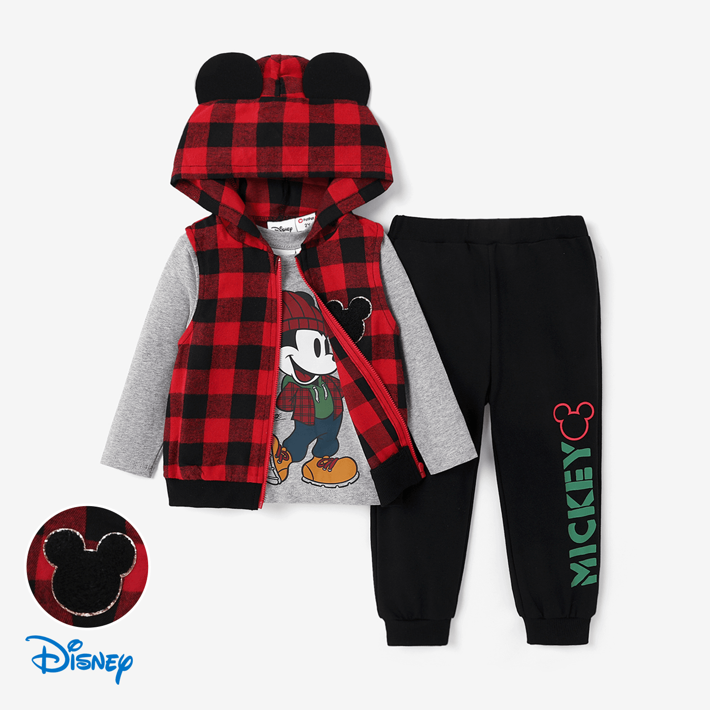 Disney Mickey and Friends 小童 男 立體造型 童趣 衛衣套裝