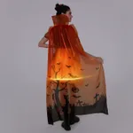 Go-Glow Halloween Limited Edition Illuminating Adult Dress with Light Up Skirt with Halloween Print Cape Including Controller (Built-In Battery)  image 5