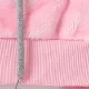 2 Stück Kleinkinder Unisex Kordelzug Lässig Bär Sweatshirt-Sets rosa