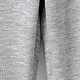 Pantalones elásticos con forro polar de color sólido básico para niño pequeño gris moteado