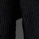 Gerade geschnittene Hose aus festem Cord für Jungen schwarz