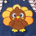 2pcs Baby Girl/Boy Thanksgiving Animal Pattern Set   image 5