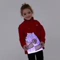 Go-Glow Illuminating Jacket with Light Up Hug Bear Including Controller (Built-In Battery) REDWHITE image 1