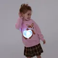 Go-Glow Illuminating Sweatshirt with Light Up Corgi Including Controller (Built-In Battery) Pink image 3