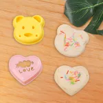 Set of 2 Animal-shaped Bread Cutter DIY Molds Color-B