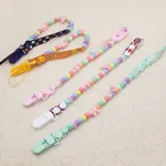 Pacifier Clip with Beaded Strap - Random Color Anti-Drop Design for Babies  image 4