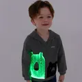 Go-Glow Illuminating Jacket with Light Up White Bear Including Controller (Built-In Battery) Grey image 4