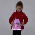 Go-Glow Illuminating Jacket with Light Up Hug Bear Including Controller (Built-In Battery) REDWHITE image 2