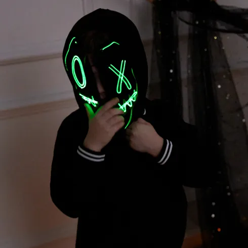 Go-Glow Illuminating Jacket with Light Up Face Including Controller (Built-In Battery) Black big image 4