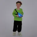 Go-Glow Illuminating Sweatshirt with Light Up Removable Bag Including Controller (Built-In Battery) SpringGreen image 5
