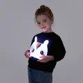 Go-Glow Illuminating Sweatshirt with Light Up Unicorn Including Controller (Built-In Battery) Black image 3