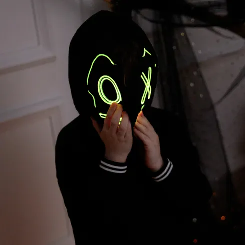 Go-Glow Illuminating Jacket with Light Up Face Including Controller (Built-In Battery) Black big image 2